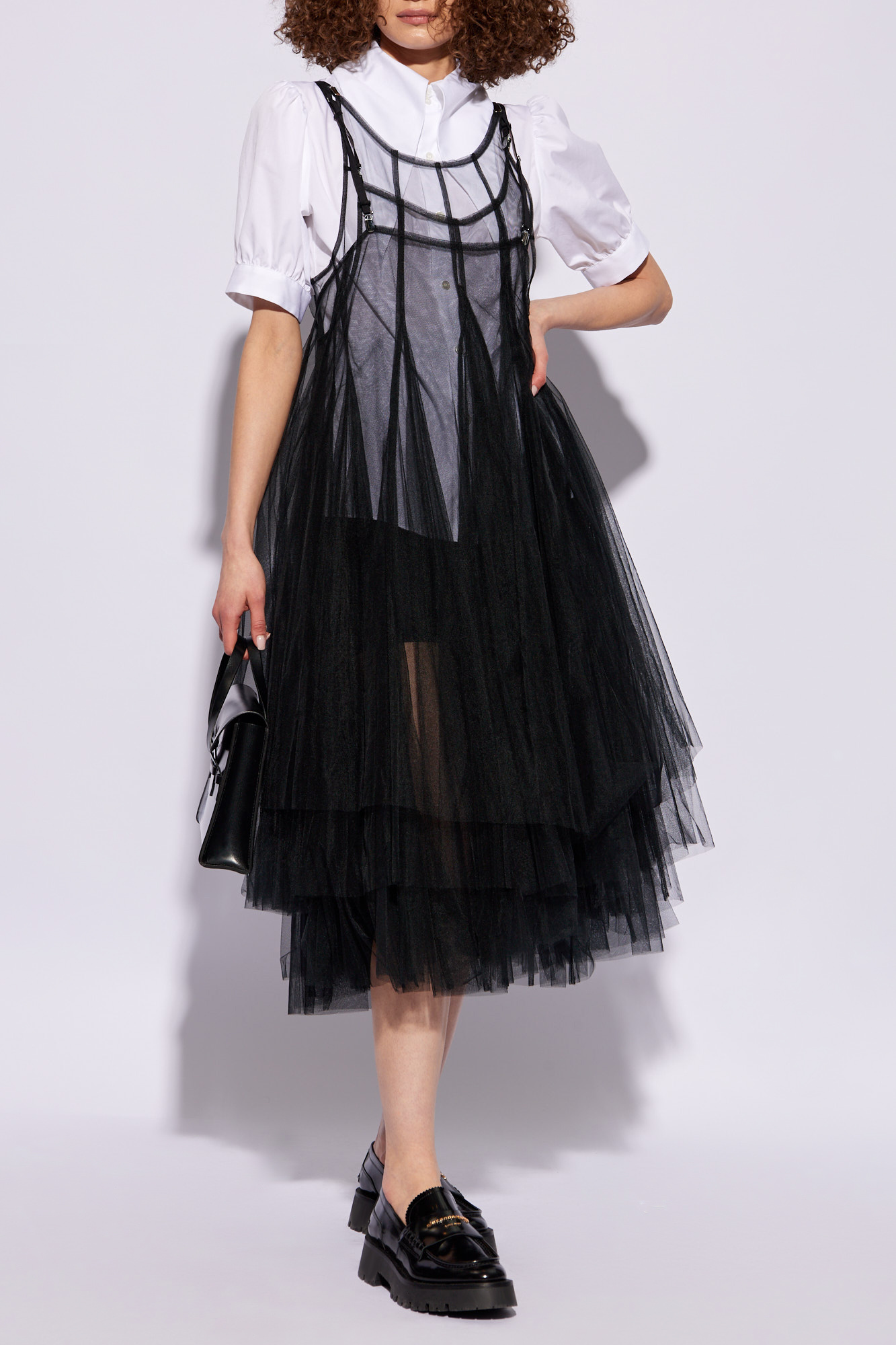 Black Tulle dress by Comme des Garçons Noir Kei Ninomiya Comme des 